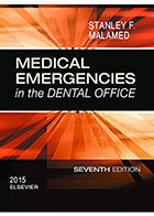 کتاب  Medical Emergencies in the Dental Office 2015- نویسنده Stanley F. Malamed