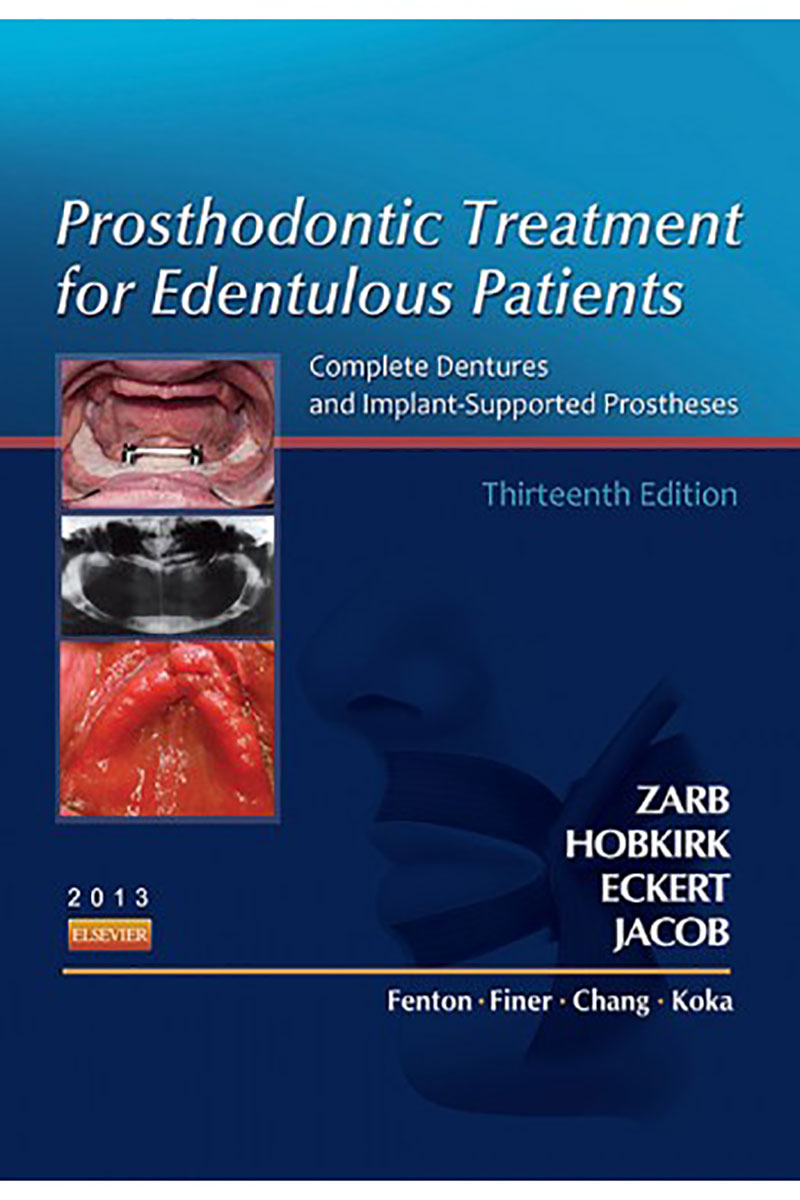  Prosthodontic Treatment for Edentulous Patients ZARB 2013- نویسندهGeorge A. Zarb