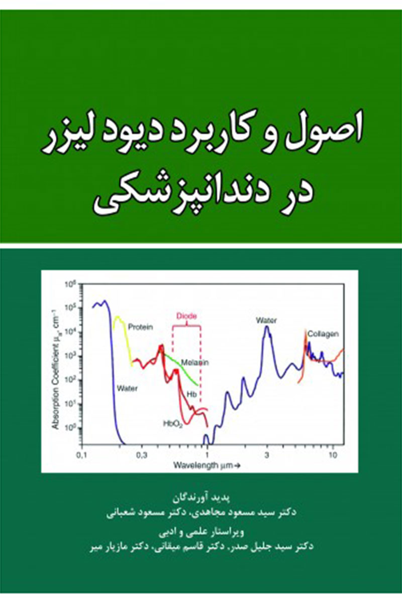 کتاب  اصول و کاربرد دیودلیزر در دندانپزشکی-نویسنده دکتر سید مسعود مجاهدی